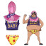 One Piece Senor Pink Costume - Hat Top Shorts Set Senor Pink Cosplay