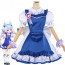 Genshin Impact Sigewinne Costume - Blue White Dress Sigewinne Cosplay