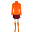 Scooby-Doo Velma Dinkley Costume - Orange Turtleneck Skirt Set Velma Dinkley Cosplay