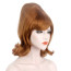 Adele Wig - Medium Wavy Bun And Bangs Wig Adele Cosplay Costume