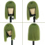 Nicki Minaj Wig - Short Green Full Bangs Wig Nicki Minaj Cosplay Costume