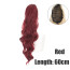 Rihanna Wig - Ponytail Red Wavy Wig Rihanna Cosplay Costume
