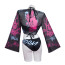League of Legends Jinx Two Piece Bikini Swimsuit Costume - Two Piece Swimsuit Jacket Jinx Cosplay