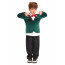 Kids Christmas Costume - Green Velvet Suit Set Christmas Cosplay