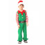 Kids Christmas Elf Costume - Green Overall Christmas Elf Cosplay