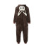 Pop Mart Labubu The Monsters Zimomo Costume - Brown Onesie Jumpsuit Zimomo Cosplay