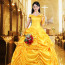 Disney Belle Princess Cosplay Outfit For Children and Adults Halloween Costume