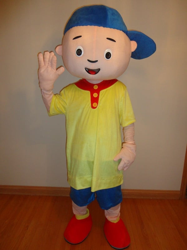 Giant Caillou Mascot Costume