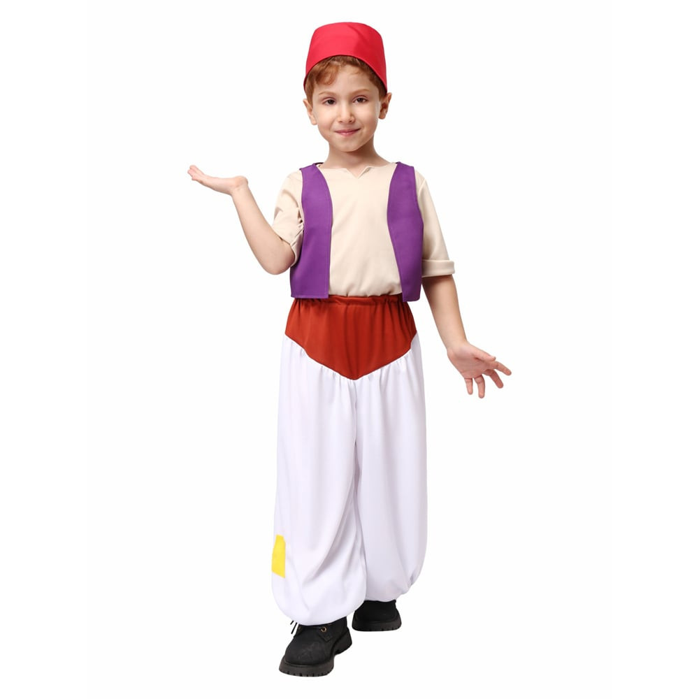 Kids Aladdin Costume - Vest Pants Set Aladdin Cosplay