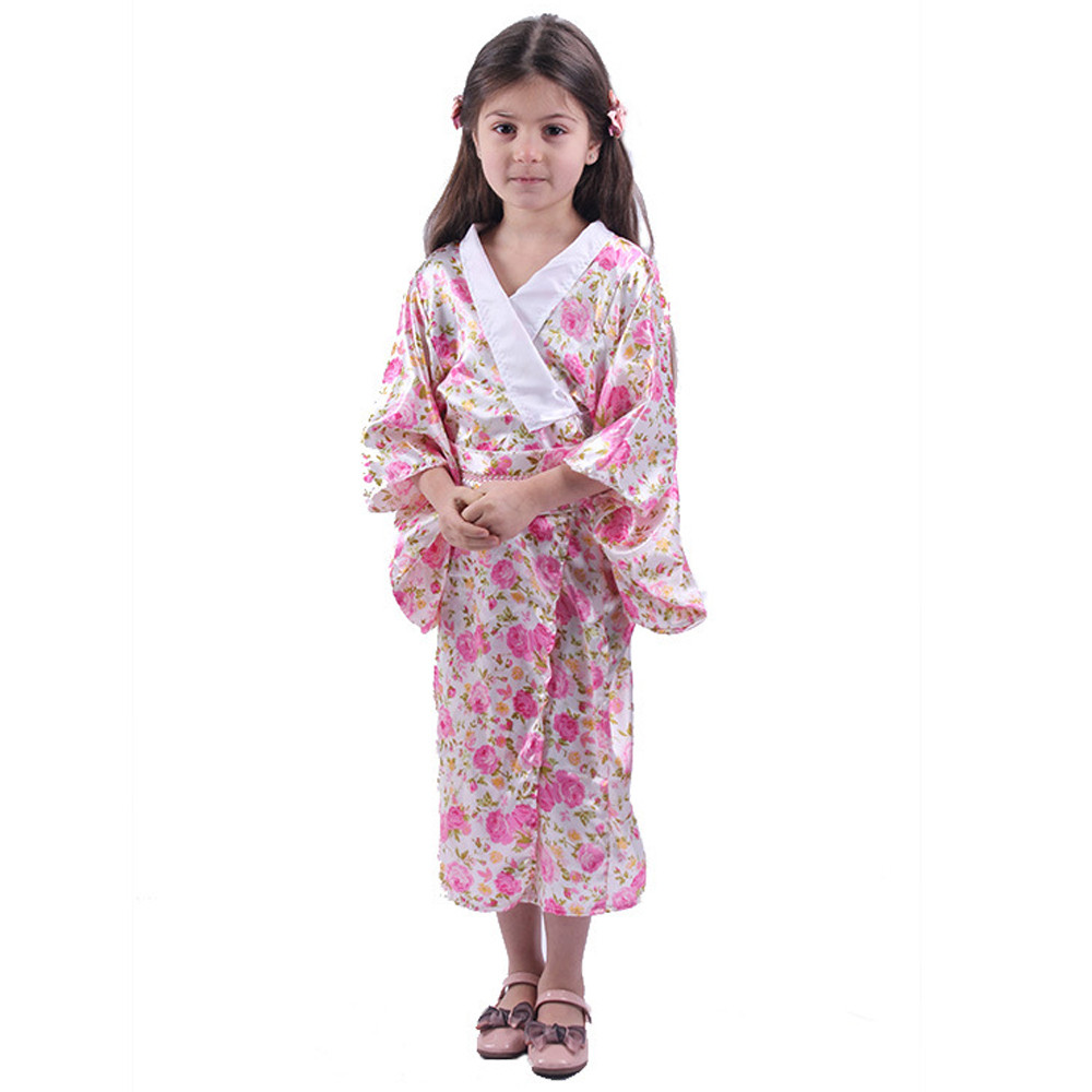 Japanese Costume - Girls Japanese Kimono Cosplay