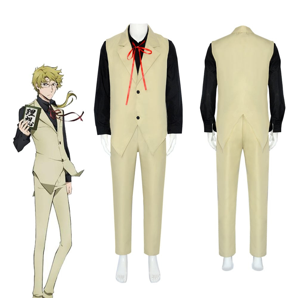 Bungo Stray Dog Kunikida Doppo Costume - Kunikida Doppo Cosplay