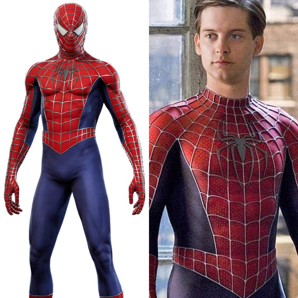 Spider-Man Tobey Maguire Costume - Muscle Bodysuit Tobey Maguire Cosplay