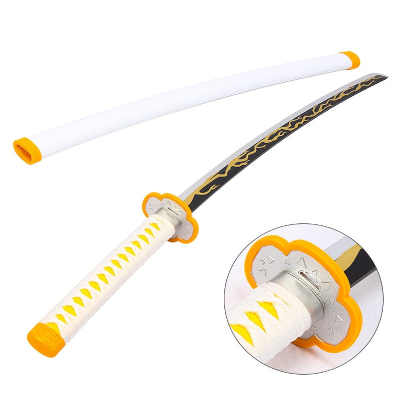 Demon Slayer Zenitsu Agatsuma Nichirin Sword Prop - Nichirin Sword Zenitsu Agatsuma Cosplay Costume Prop