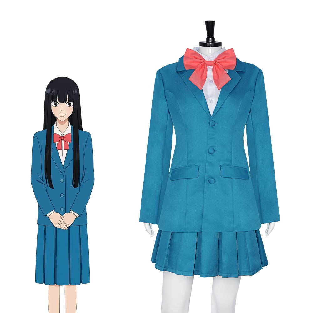 Kimi Ni Todoke Sawako Kuronuma Costume - Blue Jacket Skirt Set Sawako Kuronuma Cosplay