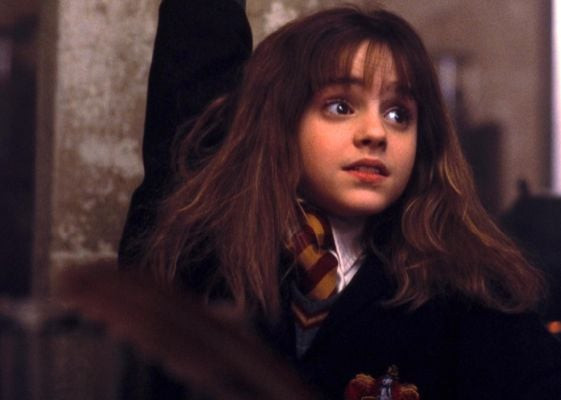 Hermione Granger Wig - Brown Wavy Curly Bangs Hair Wig Hermione Cosplay Costume