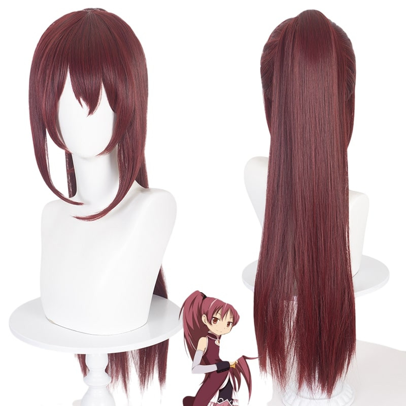 The Puella Magi Madoka Magica Kyoko Sakura Wig - Kyoko Sakura Costume Wig Prop