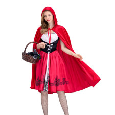 Womens Little Red Riding Hood Cosplay Costume