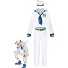 JoJo's Bizarre Adventure Josuke Higashikata Costume - White Sailor Outfit Josuke Higashikata Cosplay
