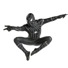 Spider-Man 3 Spider-Man Black Suit Costume - Bodysuit Mask Set Spider-Man Black Suit Cosplay