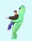 Green Alien Abducting Inflatable Costume