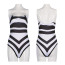 Barbie Movie 2023 Margot Robbie Costume - Chevron Stripe One Piece Swimsuit Barbie Margot Robbie Cosplay