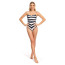 Barbie Movie 2023 Margot Robbie Costume - Chevron Stripe One Piece Swimsuit Barbie Margot Robbie Cosplay