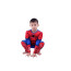Marvel Boys Deluxe Spider Man Costume - Kids Spiderman Deluxe Muscle Chest Cosplay