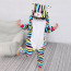 Kids Rainbow Cat Costume - Onesie Jumpsuit Rainbow Cat Cosplay