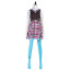 Monster High Frankie Stein Costume - Shirt Skirt Frankie Stein Cosplay