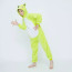 Kids Neon Green Frog Costume - Onesie Jumpsuit Neon Green Frog Cosplay