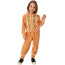 Kids Gingerbread Costume - Onesie Jumpsuit Bells Gingerbread Cosplay