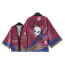 Demon Slayer Giyu Tomioka Costume - Red & Blue Kimono Jacket Giyu Tomioka Cosplay