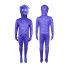 IF Movie Blue Costume - Bodysuit Mask Blue Cosplay