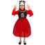 Kids La Catrina Costume - Red Dress Mask Set La Catrina Cosplay