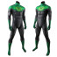 Green Lantern John Stewart Costume - Black Green Muscle Pattern Bodysuit Green Lantern Cosplay