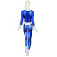 The Fantastic Four Invisible Woman Costume - Retro Comic Style Blue Bodysuit Susan Storm Cosplay