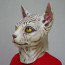 Sphynx Wrinkly Cat Mask Cosplay Costume
