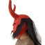 Hellboy Mask With Horns Wig Mask