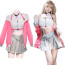 Goddess of Victory: Nikke Viper Costume - White Pink Coat Skirt Full Set Nikke Viper Cosplay