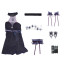 Neon Genesis Evangelion Rei Ayanami Deluxe Costume - Purple Dress Rei Ayanami Cosplay
