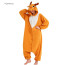 Kids Orange Reindeer Costume - Onesie Jumpsuit Orange Reindeer Cosplay