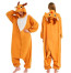 Kids Orange Reindeer Costume - Onesie Jumpsuit Orange Reindeer Cosplay