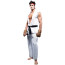 Street Fighter Ryu Costume - White Top Belt Ryu Cosplay