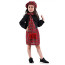 Girls Scottish Kilt Costume - Skirt Shirt Set Scottish Kilt Cosplay
