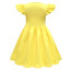 Girls Sprunki Yellow Simon Costume - Dress Mask Set Yellow Sprunki Cosplay