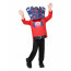 Kids Skibidi Toilet Titan Speakerman Costume - Shirt Mask Set Titan Speakerman Cosplay