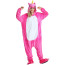 Kids Pink Unicorn Costume - Onesie Jumpsuit Pink Unicorn Cosplay