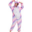 Kids Pink Stripes Unicorn Costume - Onesie Jumpsuit Pink Stripes Unicorn Cosplay