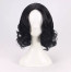 Severus Snape Wig - Short Black Curly Hair Wig Snape Cosplay Costume
