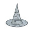 Halloween Prop Witch Mesh Hat Costume
